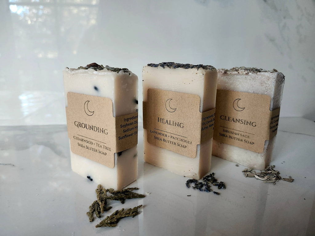 Lavender + Patchouli Organic Shea Butter Healing Soap