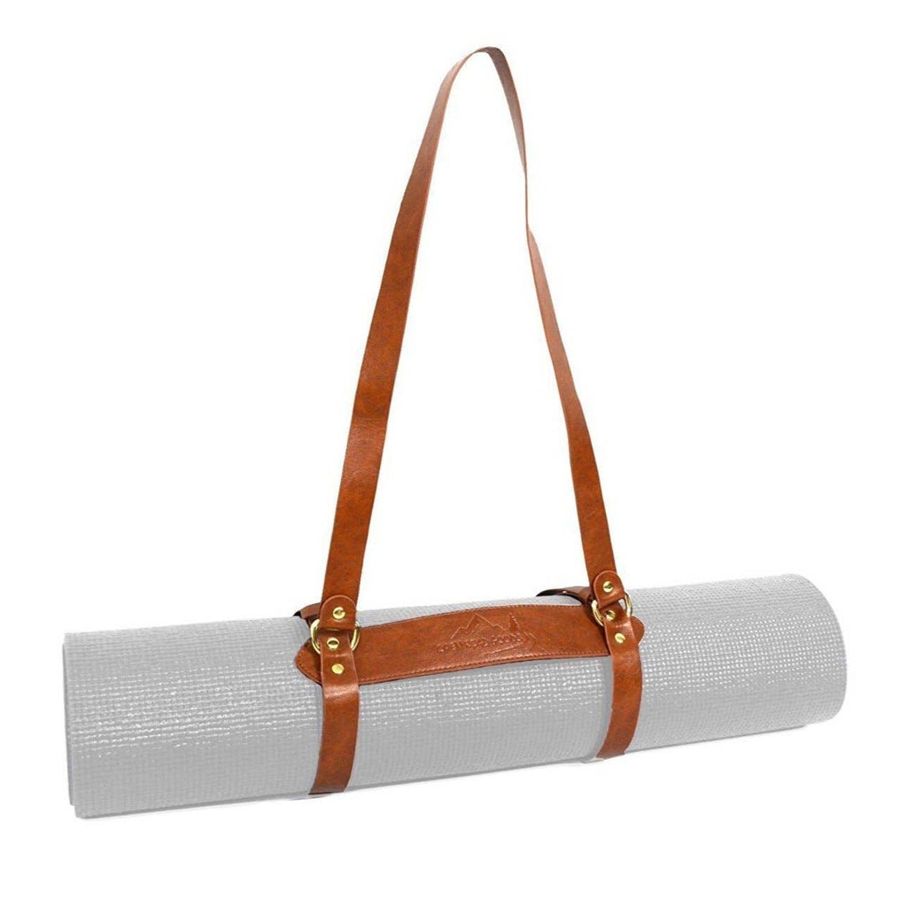Blanket Carrier Strap / Yoga Mat Carrier - Vegan Leather