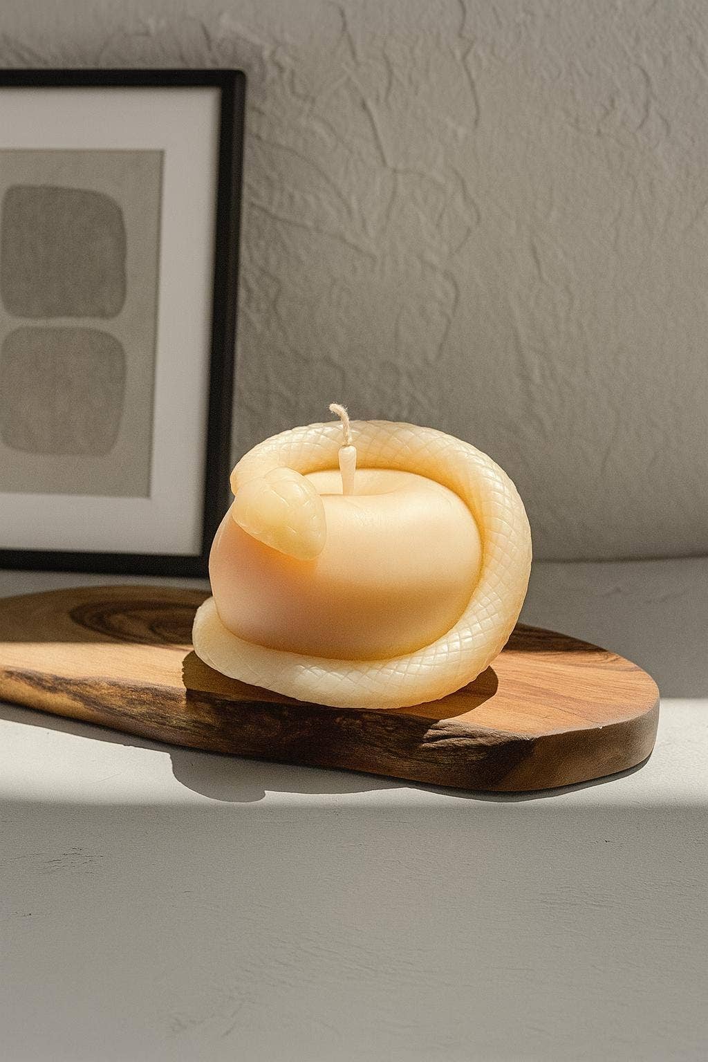 Apple Snake Candle