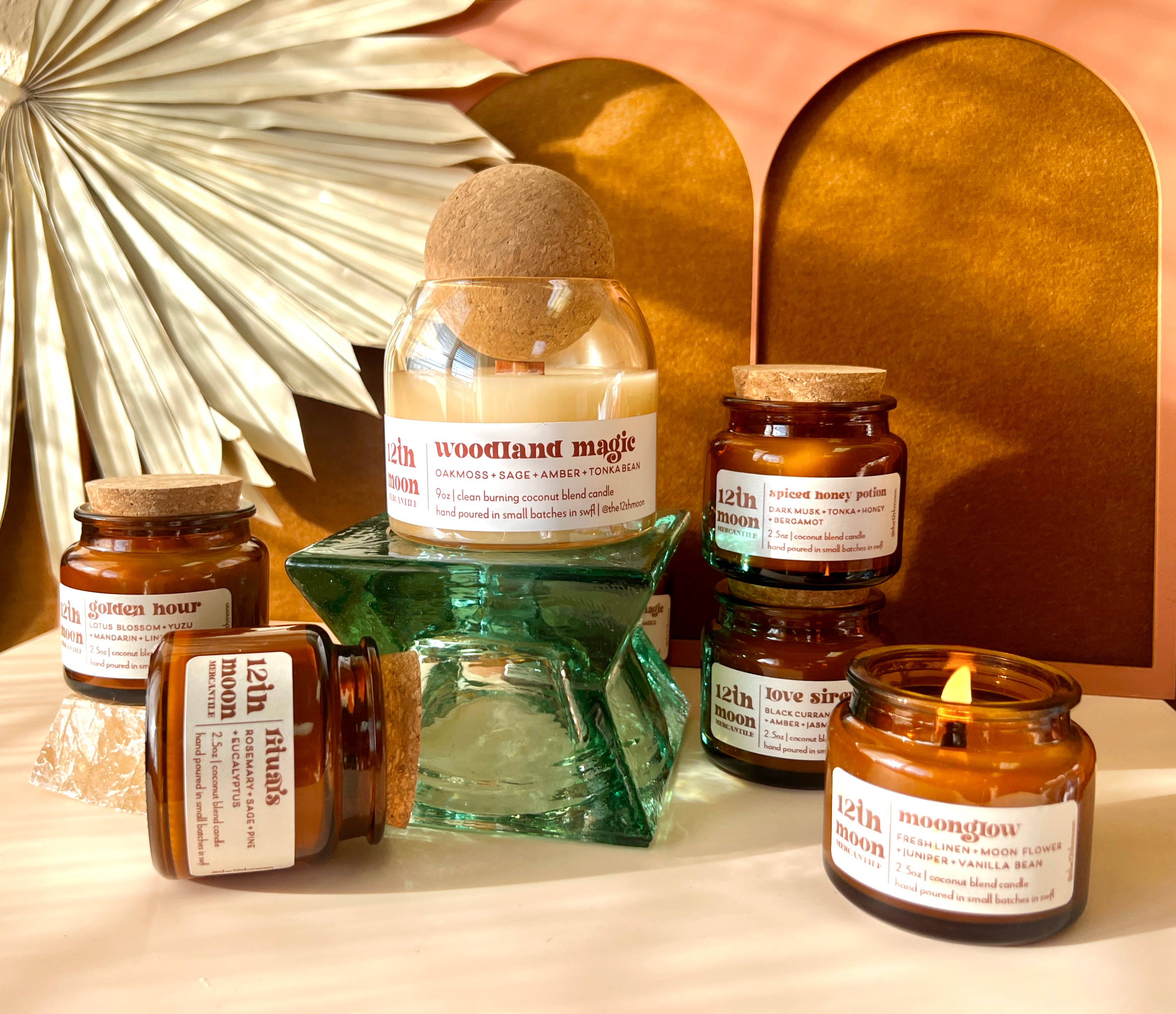 GOLDEN HOUR COLLECTION Coconut Wax Candle - MINI Apothecary