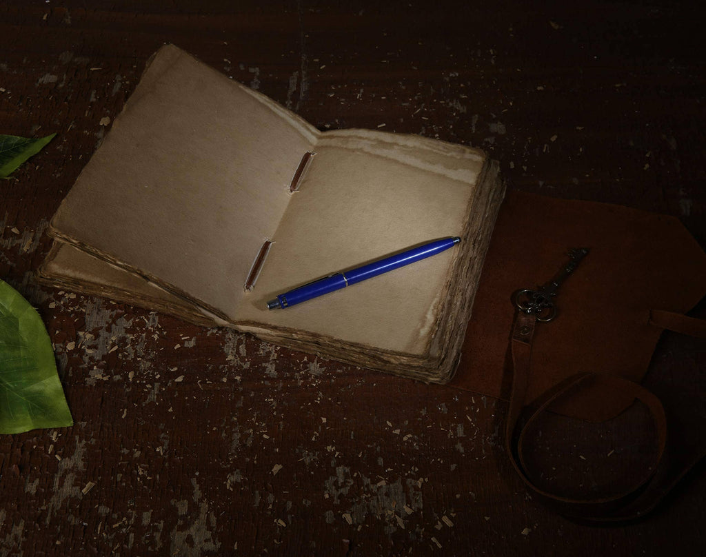 Handmade Leather Bound Vintage Journal Retro Diary