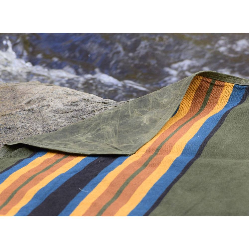 Canvas Camping Blanket Waterproof Bushcraft Outdoor Blanket