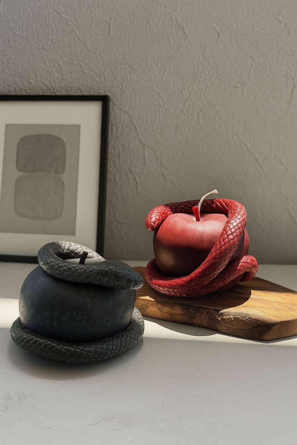 Apple Snake Candle