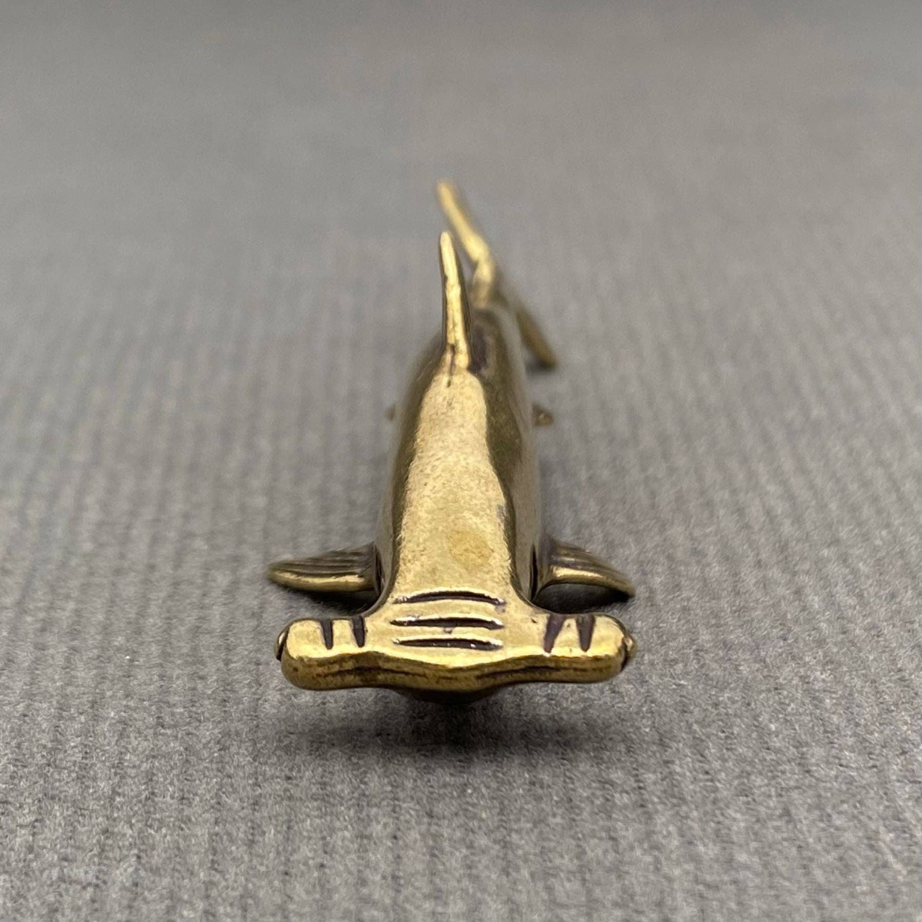 Brass Hammerhead Shark Crafts Desktop Ornaments Decoration
