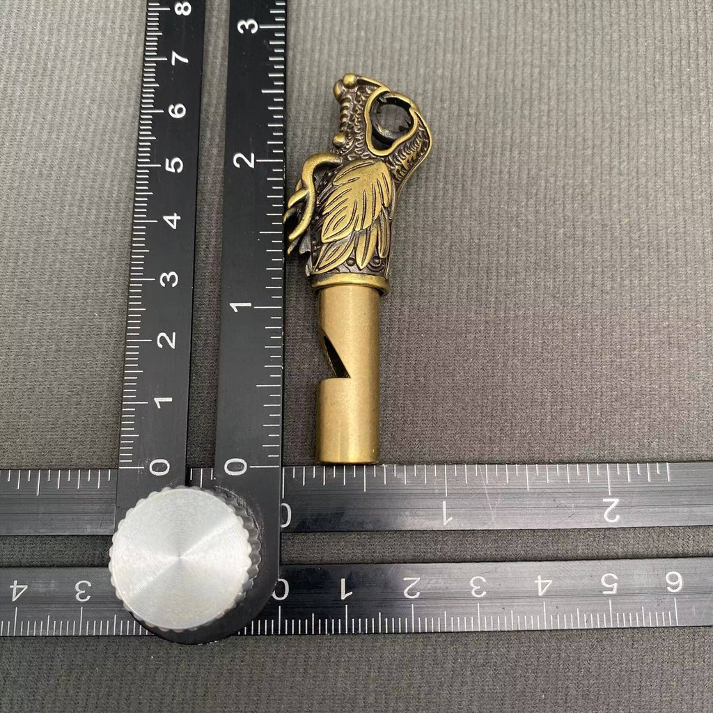Chinese Dragon Style Brass Whistle