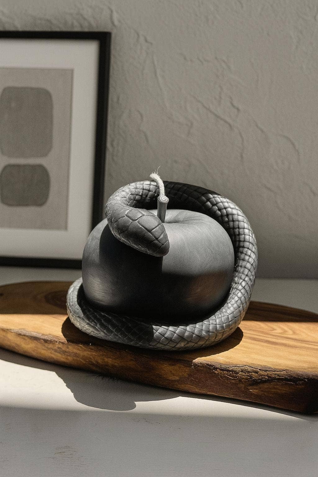 Apple Snake Candle