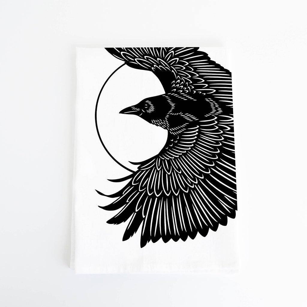 Crow Flour Sack Towel