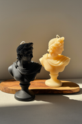 Sculptured Apollo Bust Candle