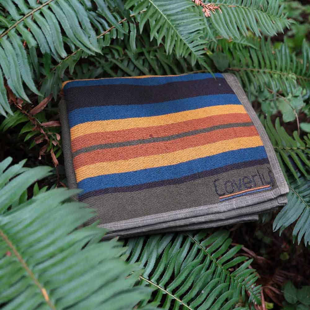 Canvas Camping Blanket Waterproof Bushcraft Outdoor Blanket