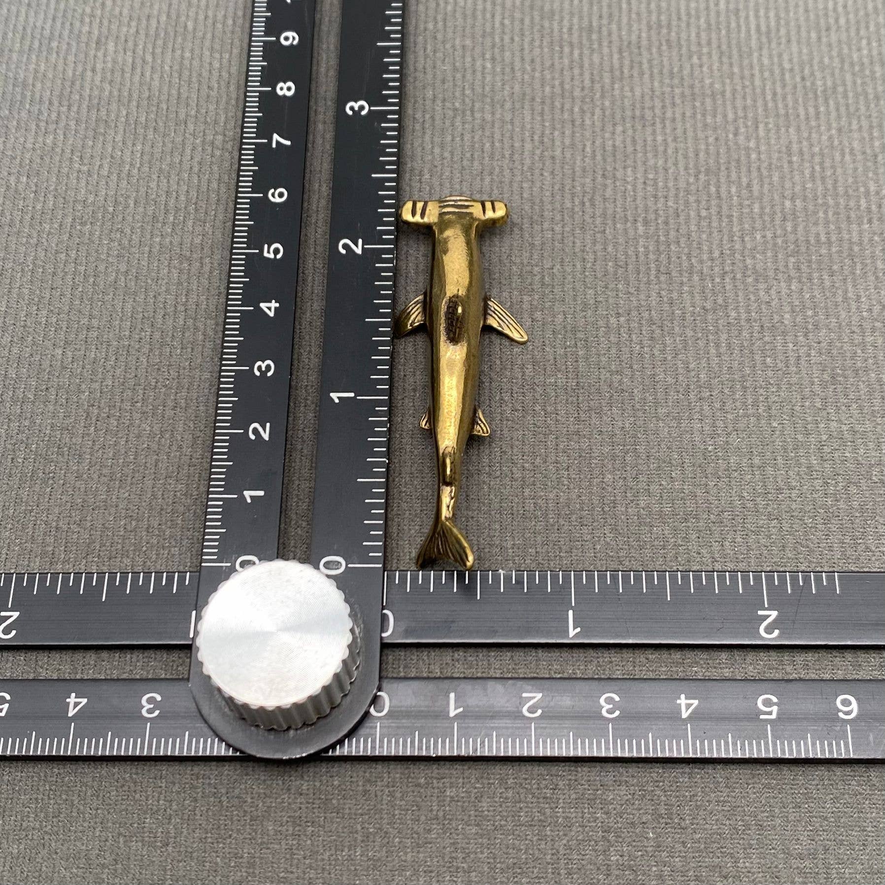 Brass Hammerhead Shark Crafts Desktop Ornaments Decoration