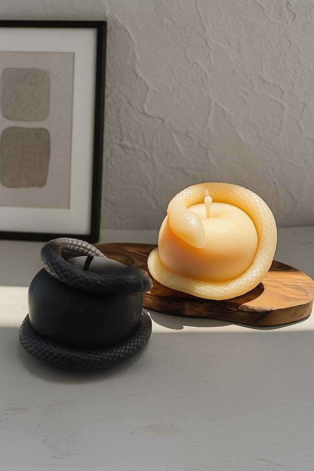 Apple Snake Candle