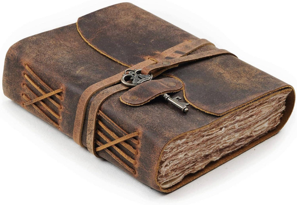 Handmade Leather Bound Vintage Journal Retro Diary