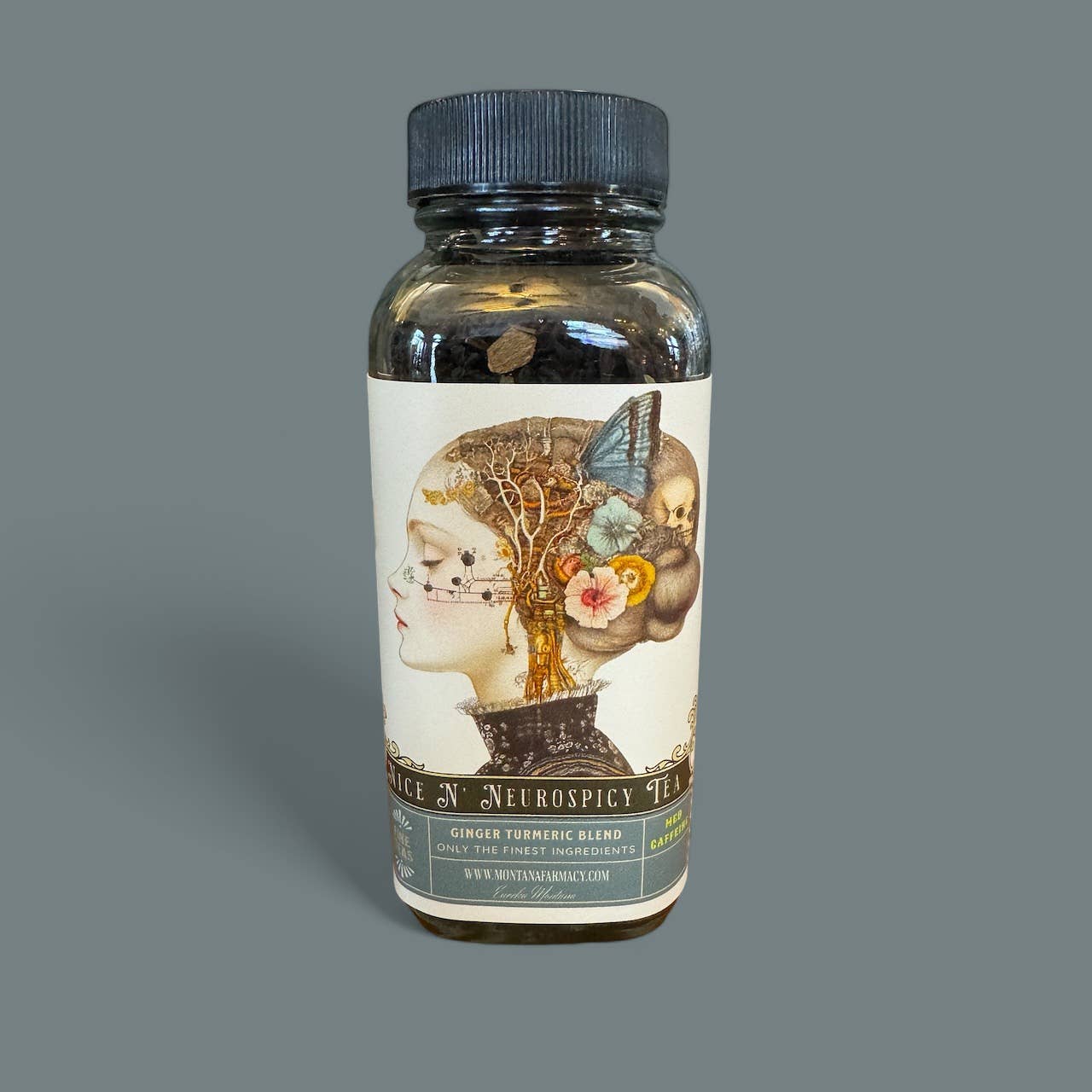 Neurodivergent Nice N' Neurospicy Tea Vintage Science Glass