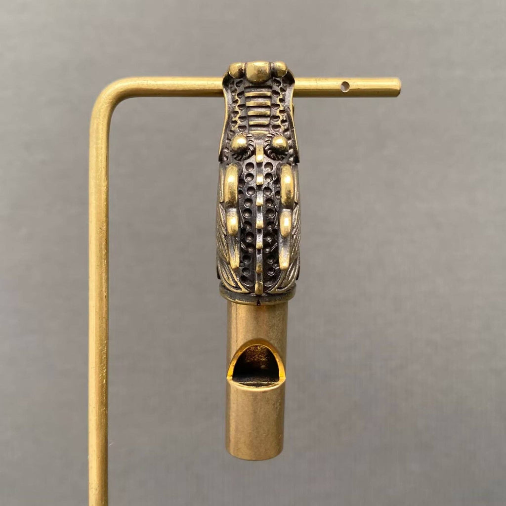 Chinese Dragon Style Brass Whistle