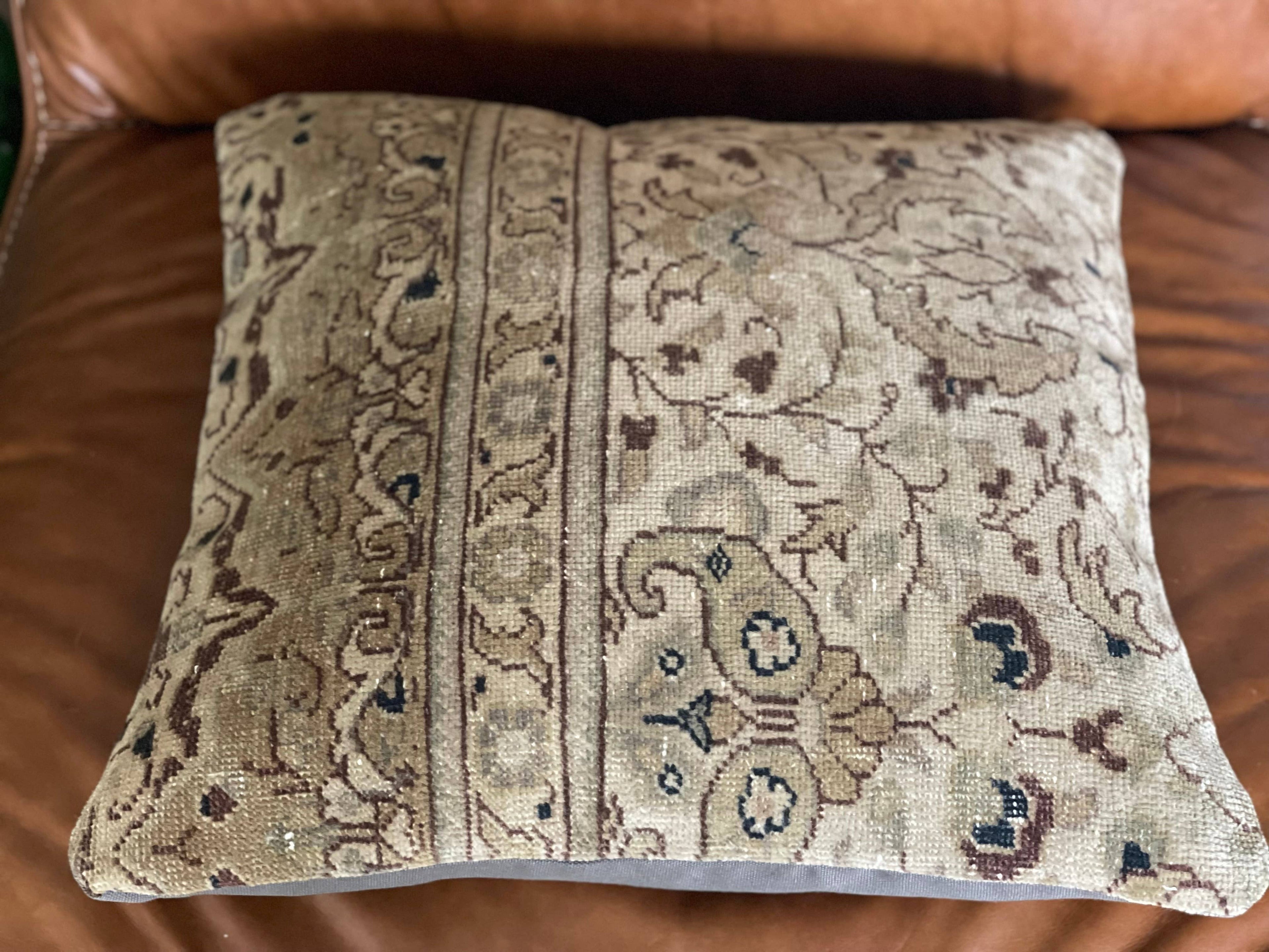 Vintage Turkish Rug Pillow |  Semiha 20’