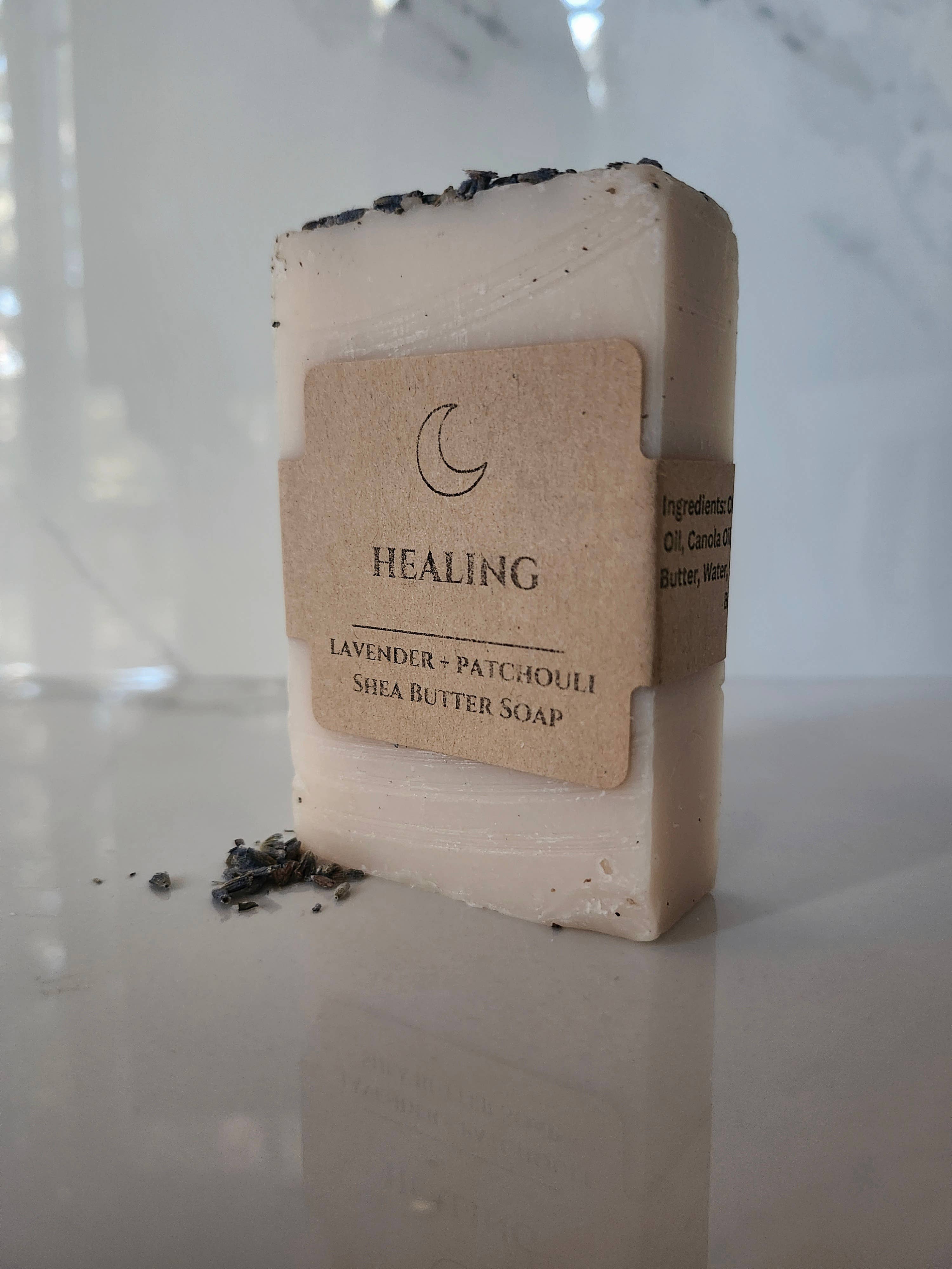 Lavender + Patchouli Organic Shea Butter Healing Soap