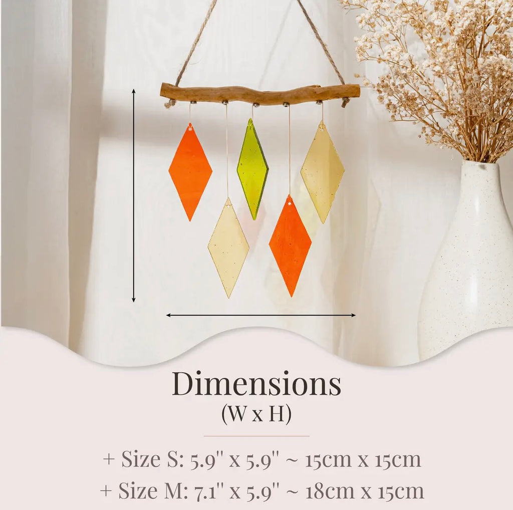 Stained Glass Wind Chimes