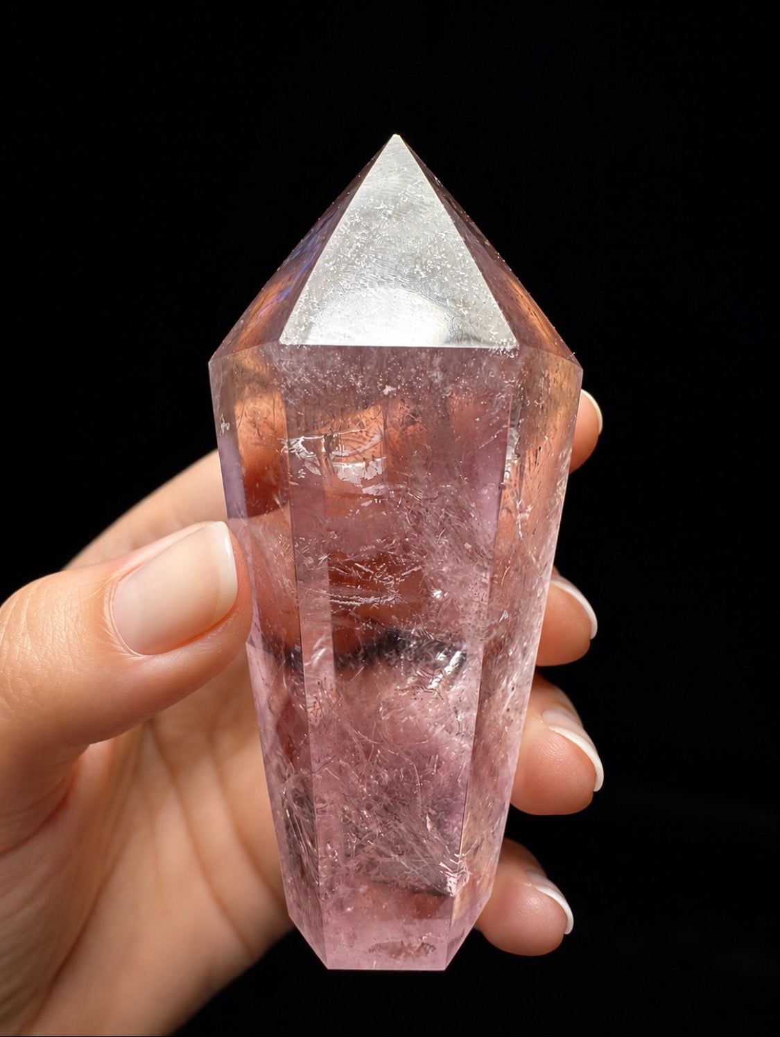 Pink Amethyst Point