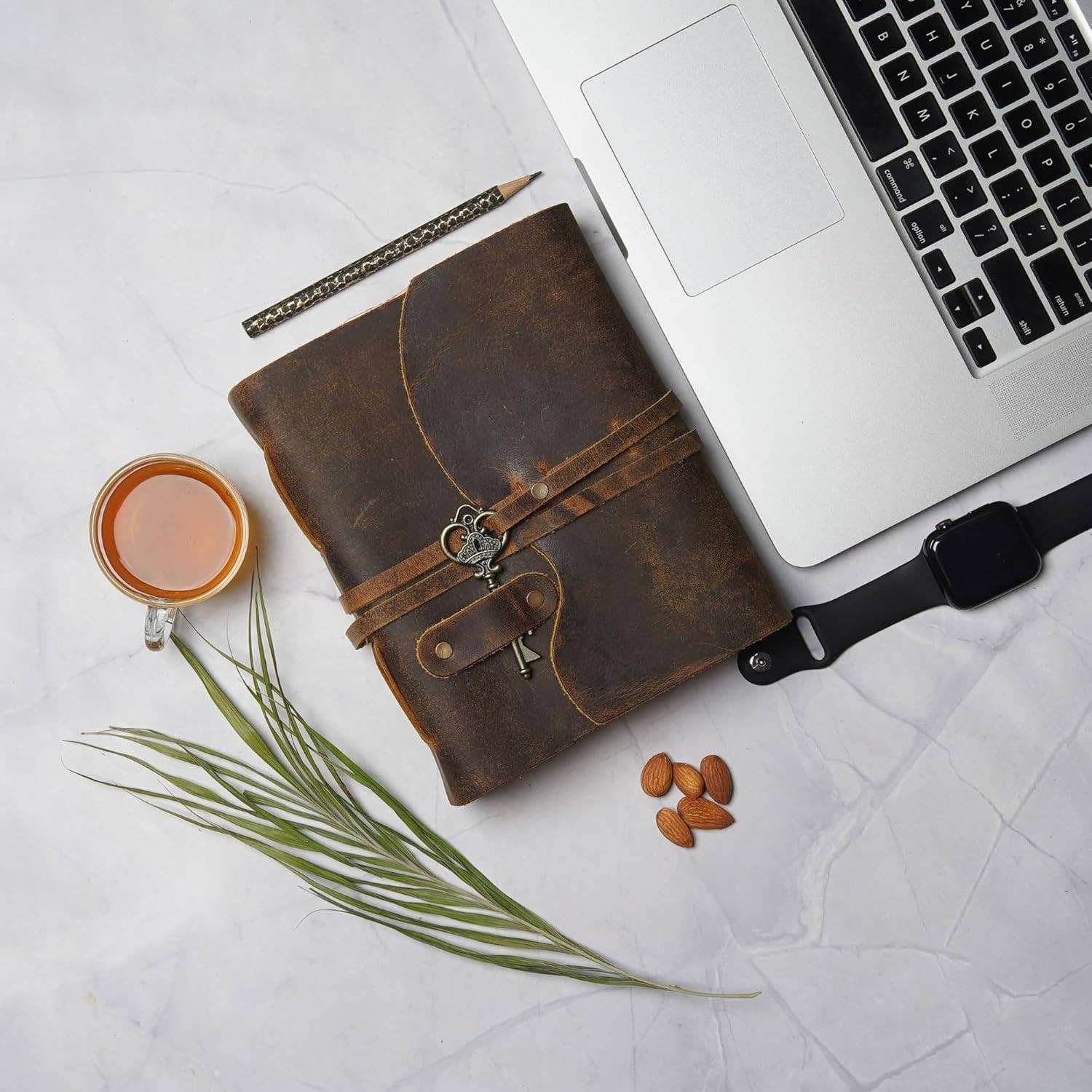 Handmade Leather Bound Vintage Journal Retro Diary