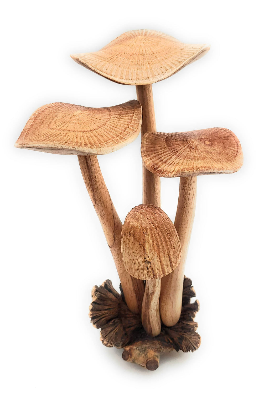 Hand Carved Jumbo Wooden Magical Mushroom