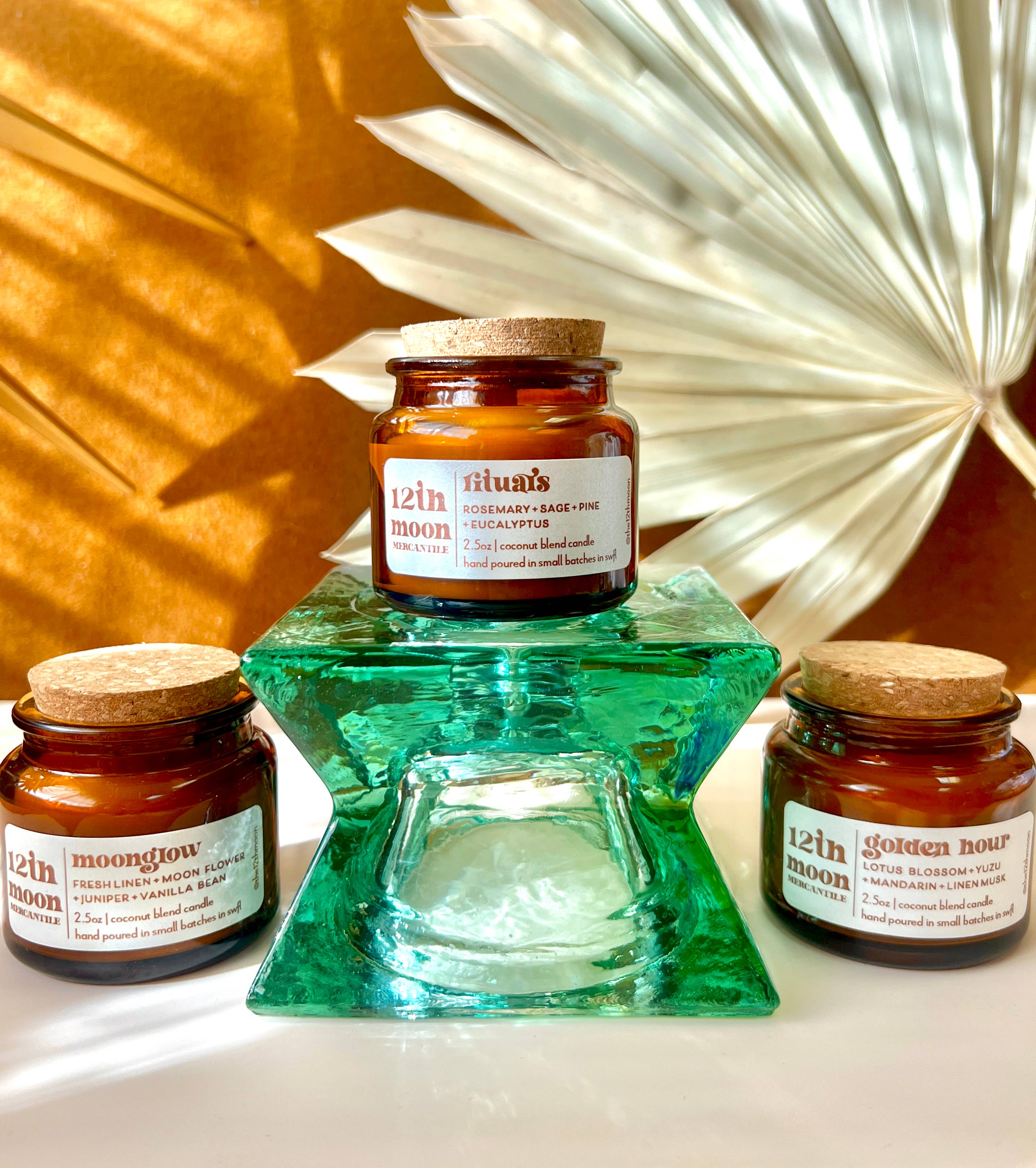 GOLDEN HOUR COLLECTION Coconut Wax Candle - MINI Apothecary
