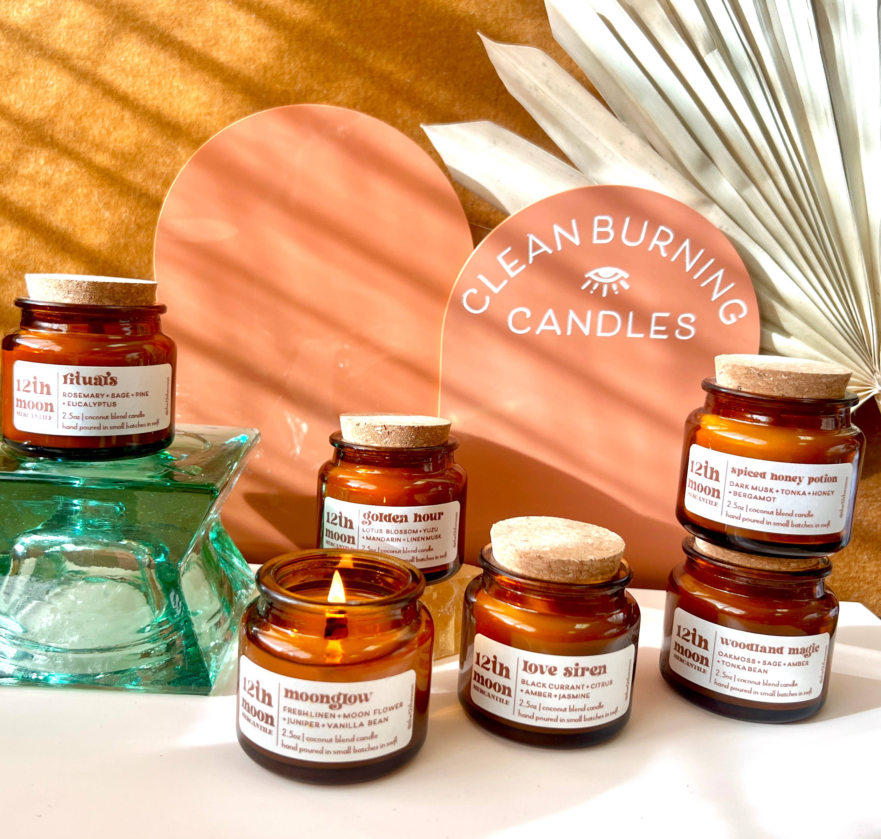 GOLDEN HOUR COLLECTION Coconut Wax Candle - MINI Apothecary