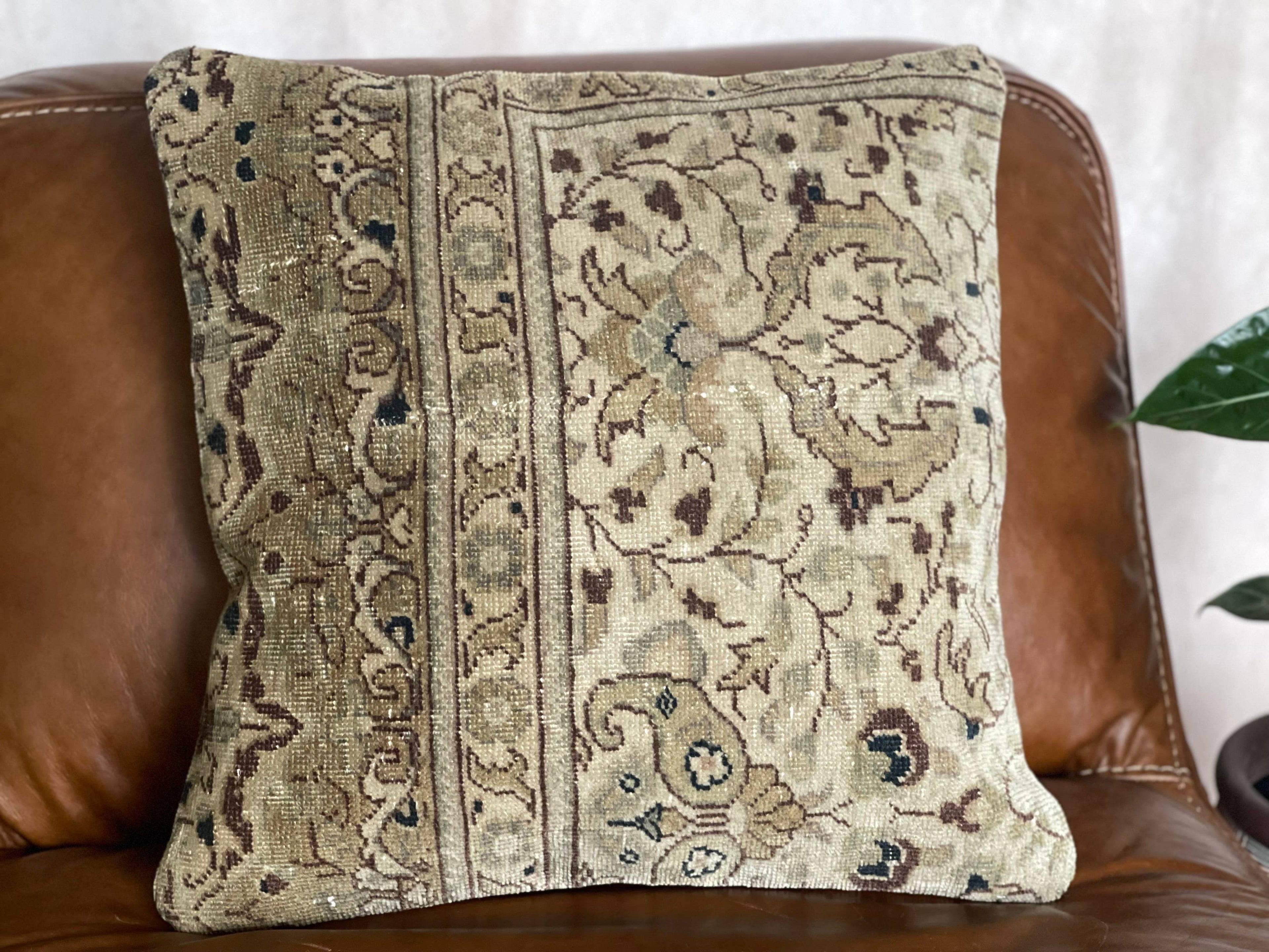 Vintage Turkish Rug Pillow |  Semiha 20’