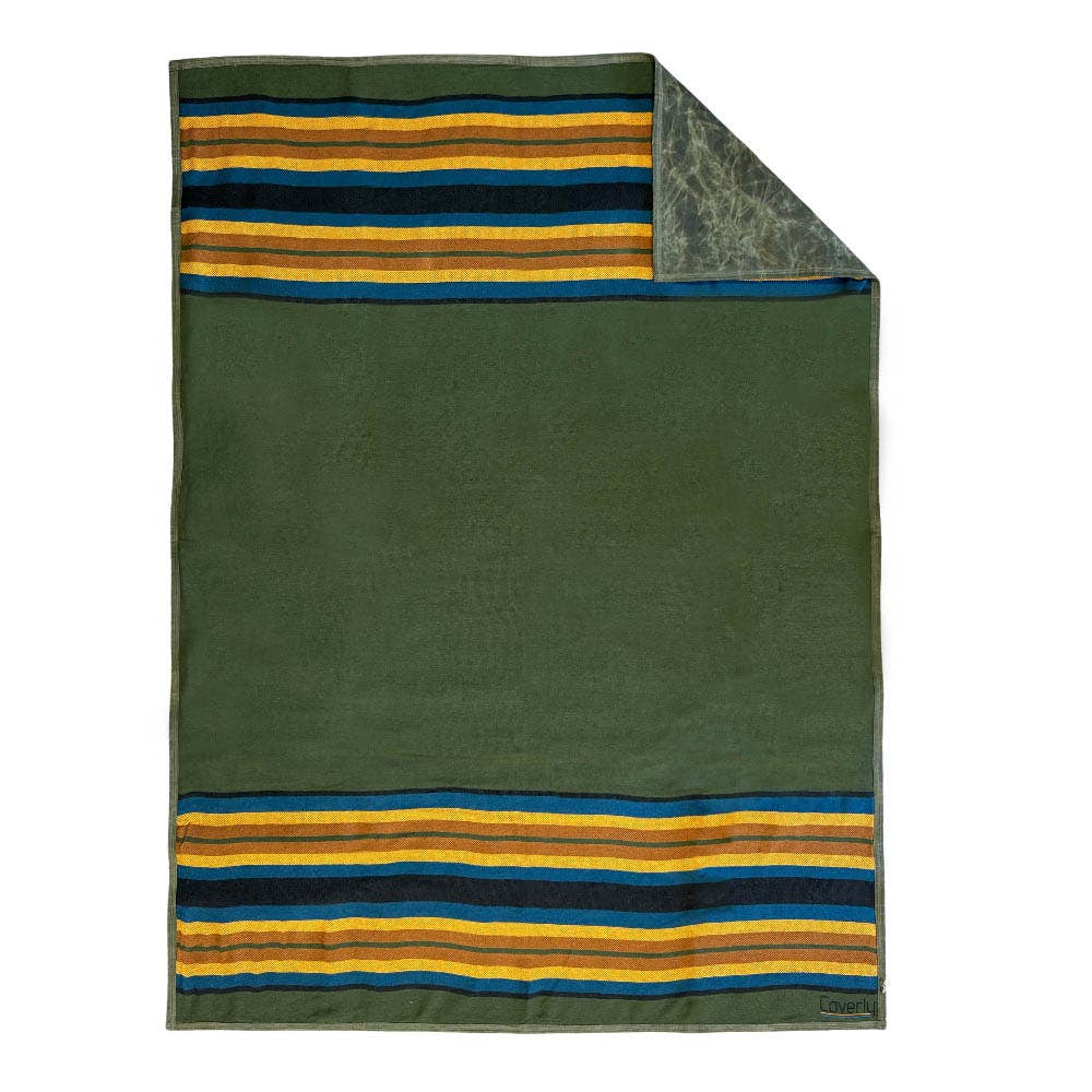 Canvas Camping Blanket Waterproof Bushcraft Outdoor Blanket