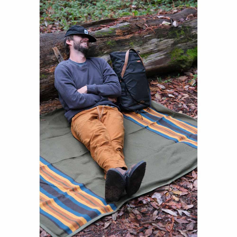 Canvas Camping Blanket Waterproof Bushcraft Outdoor Blanket