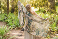 Earth & Sky Scarf with Tree Print
